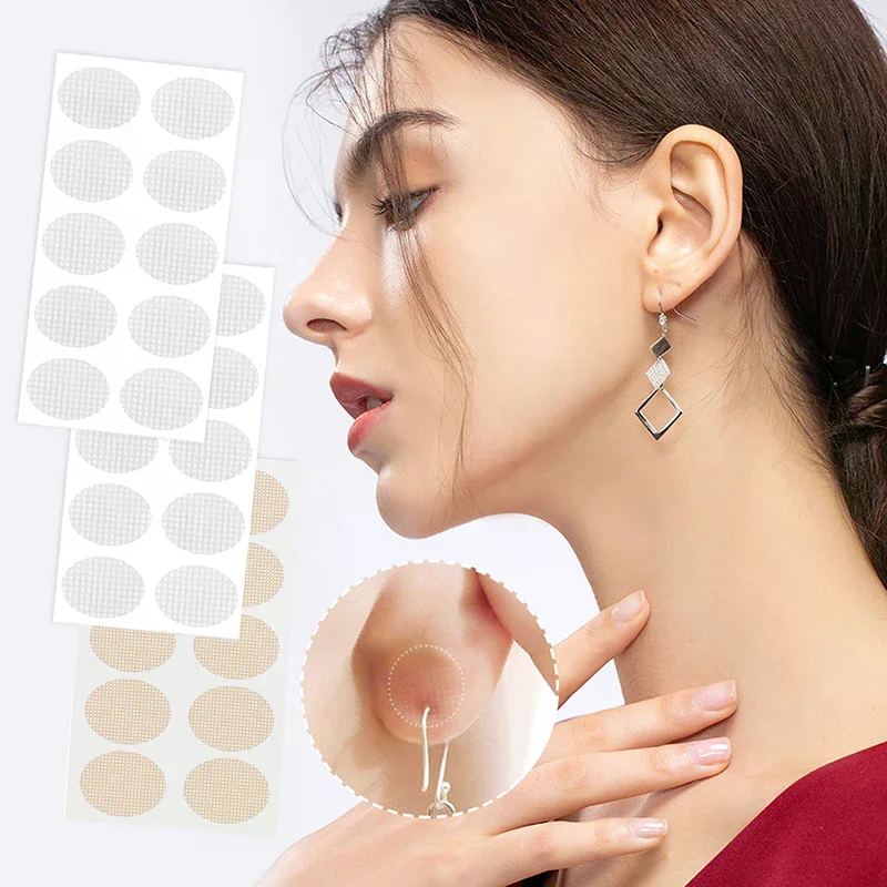 Earlobe Support Stickers for Torn Lobes