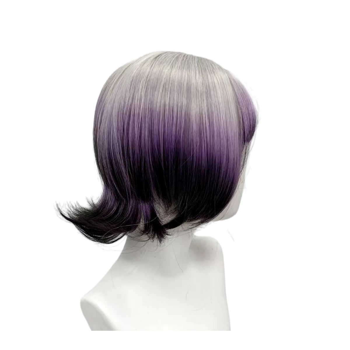 Grey Purple Black Ombre Bob Wi - đánh giá và giá Anime Cosplay Girl With Black Hair