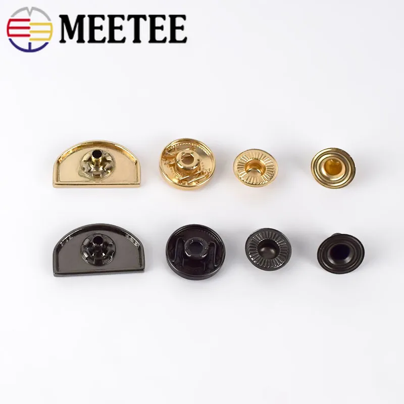 10/20Pcs 21x13mm Metal Snap Buttons Outerwear Overcoat Fasteners Press Stud Buckles DIY Sewing Down Jacket Decorative Button