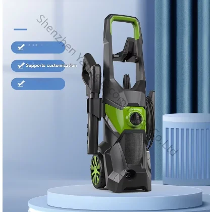 High Power 220V Press Car Washing Machine Household Cleaning Machine Portable Car Washing Gun Grab Car Washing Artifact