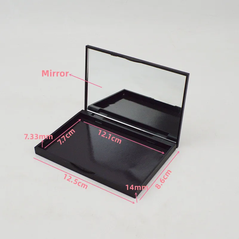 5pack Rectangular Magnet Makeup Palette Dispensing Eyeshadow Lipstick Dish Blush Powder Magnetic Storage Box Empty Plate F3387 image 3