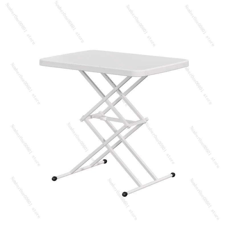 Folding Computer Desk Bedside Table Lift Study Table Portable Plastic Desk Home Writing Table Folding