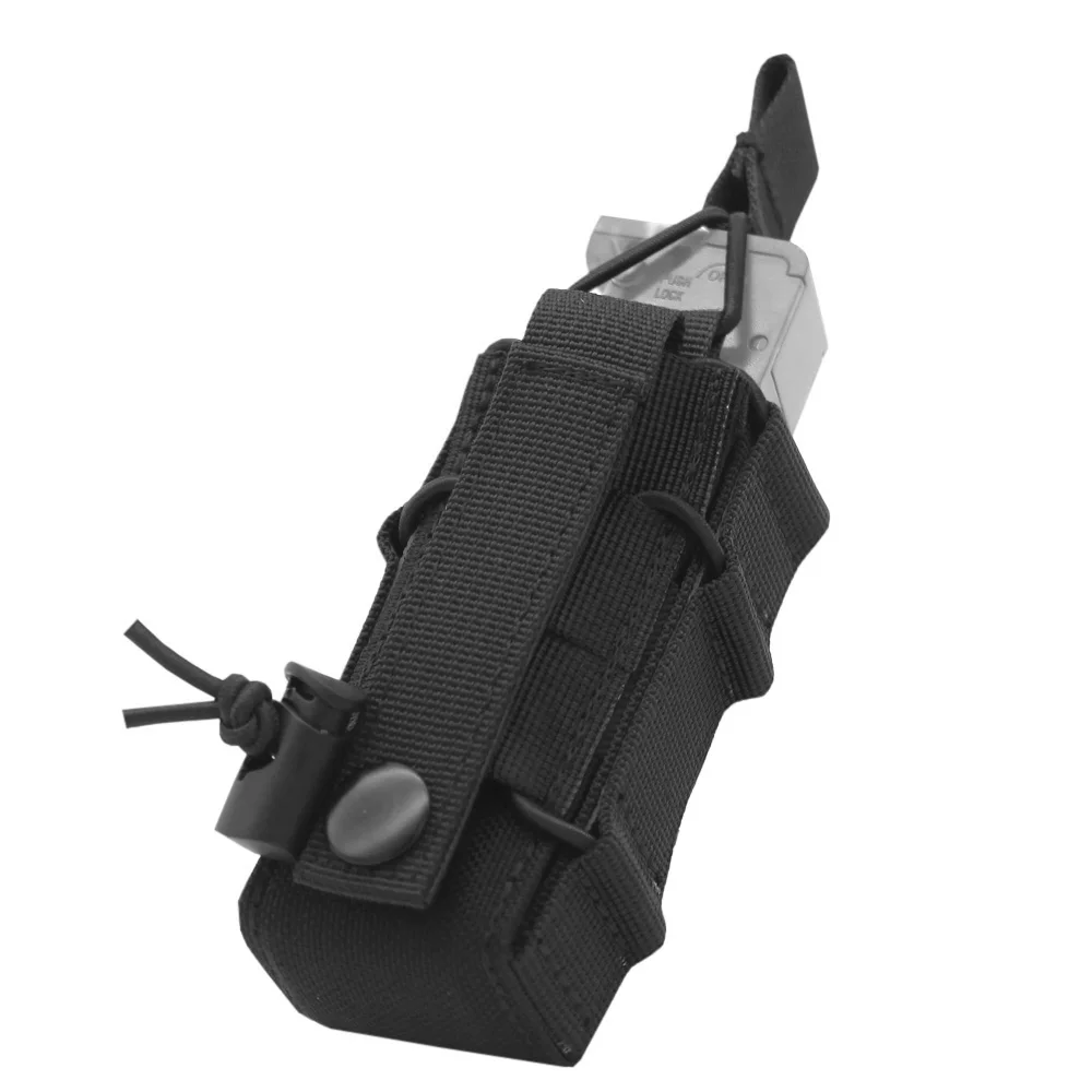 VULPO Hot Sale Tactical 9mm Magazine Pouch Bag Pistol Molle Mag Pouch Flashlight Pouch Hunting Holster