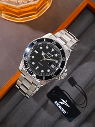 New Luxury Business Men Watchs Stainless Steel Calendar High-end Vintage Classic Casual Quartz Movement Couple Wristwatch