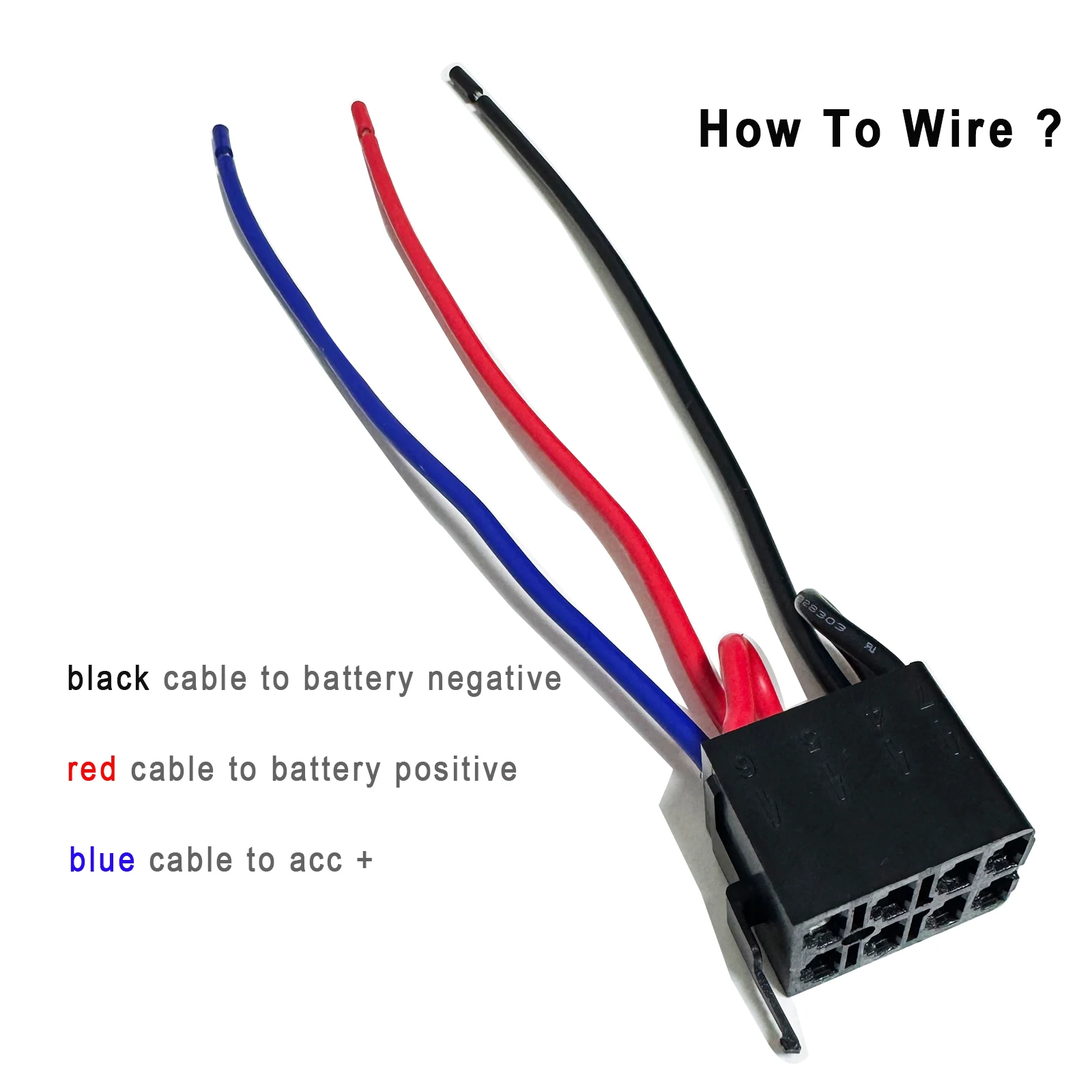 Rocker Switch Plug Adapter Jumper Wires Cable Kit With 6.3mm Female Spade Crimp Terminals for 5Pin SPST ON OFF Switch Wiring