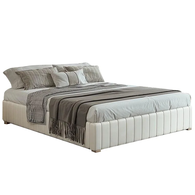 

Italian minimalist floor to ceiling tatami bed without backrest, shelf storage bed