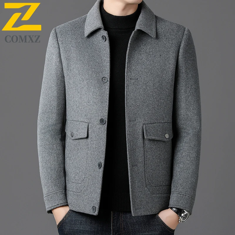 Winter Wool Overcoat Man 2025 Trendy Premium Windproof High Quality Jacket Classic Business Casual ​Comfortabl TrenchCoat