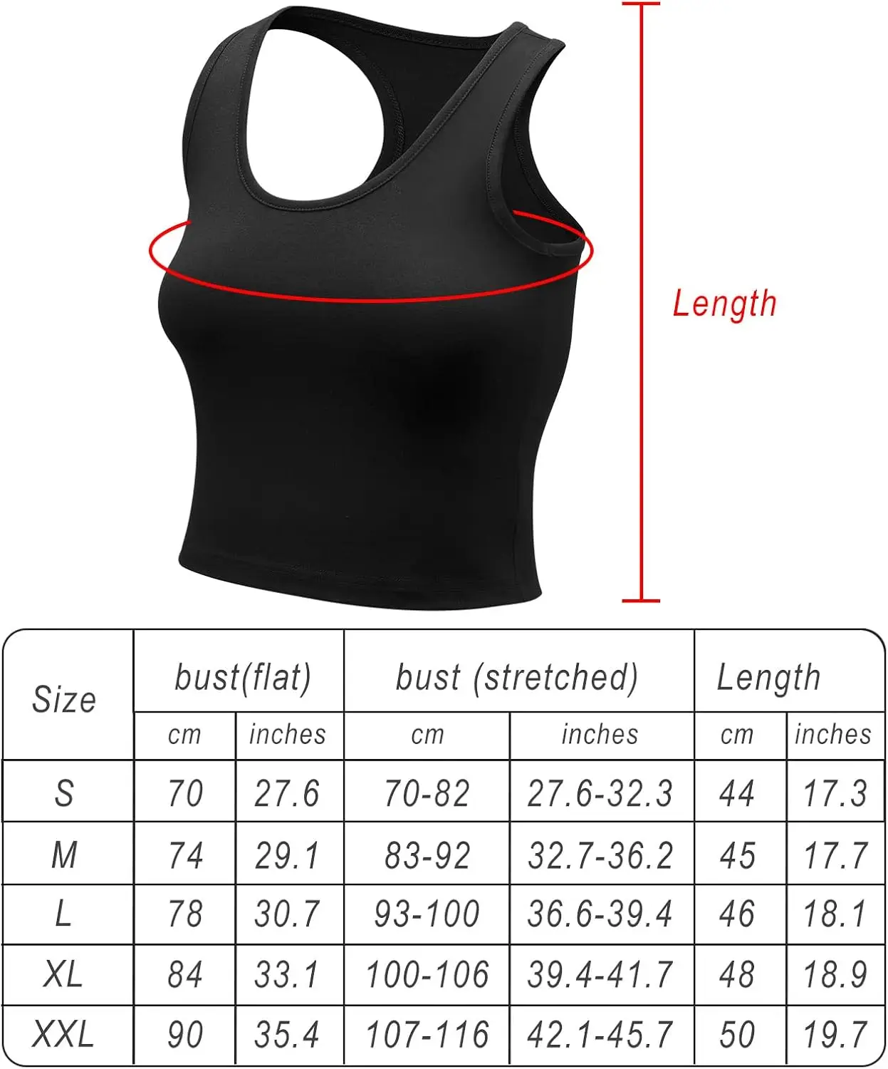 

SlimPro 4 Pieces Crop Tank Tops Sleeveless Racerback Workout Crop Sport Tank for Women Daily Wearing
