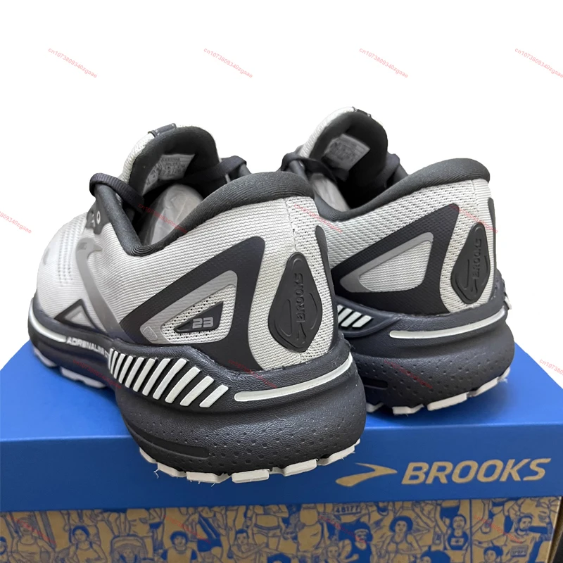 BROOKS Adrenaline GTS 23 Running Shoes for Men Casual Sports Shoes Breathable Cushioned Outdoor Marathon Training Sneakers