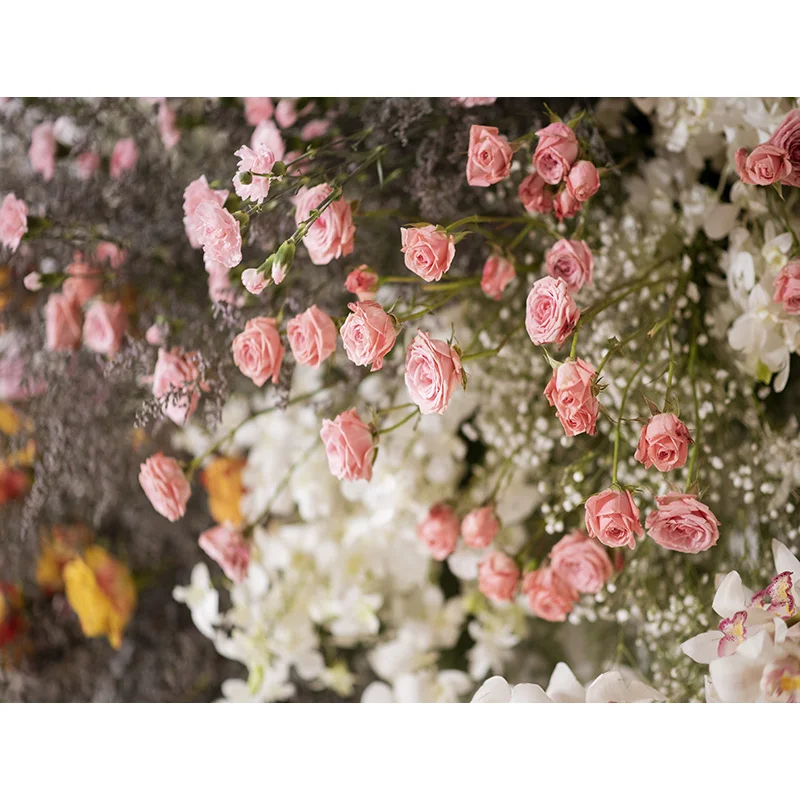 Художественный тканевый фон SHENGYONGBAO для фотосъемки на День святого Валентина с изображением деревянных цветов для вечерние ринки, фон для фотосъемки на день рождения 201214QMH-03