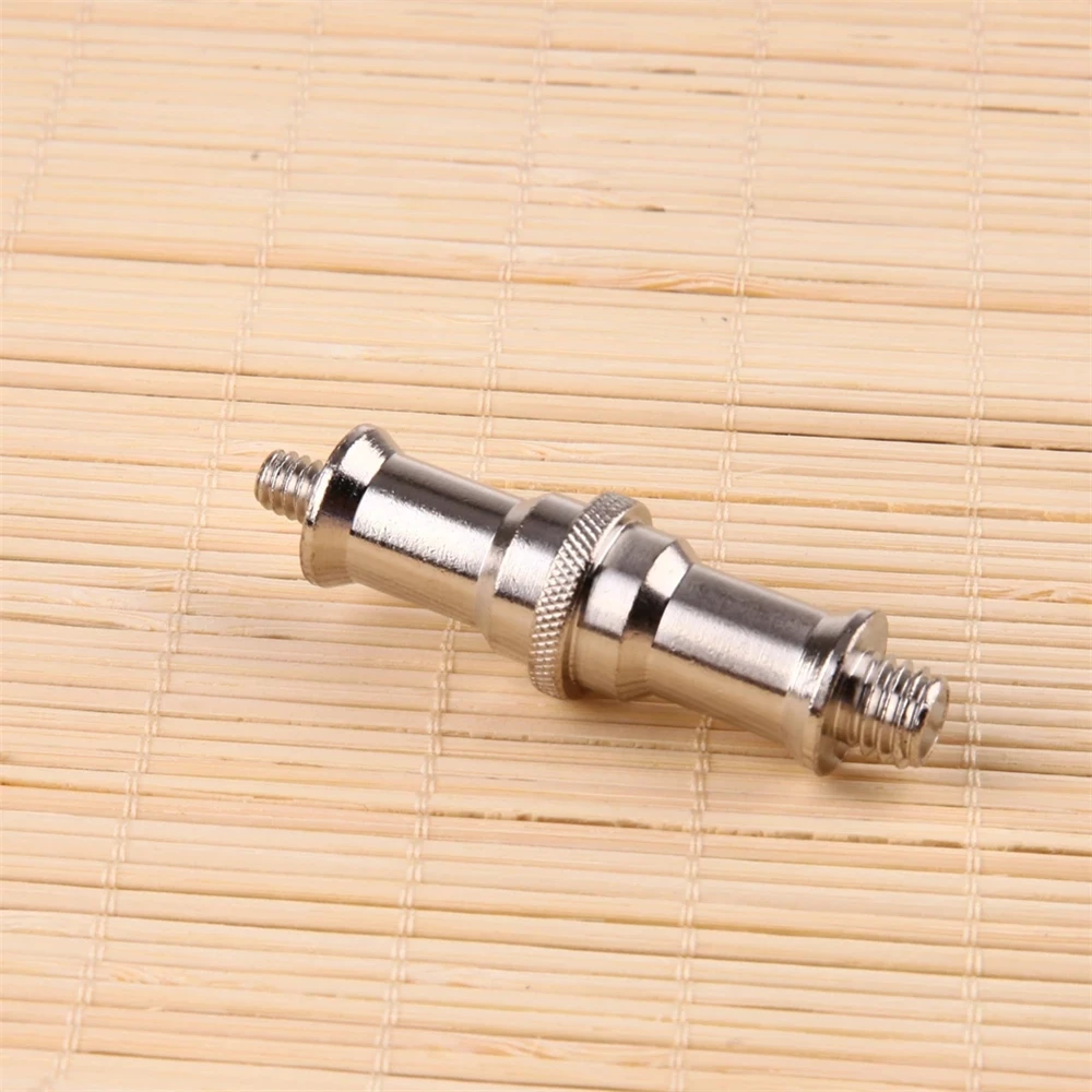 1/4 3/8 Spigot Stud Male Adapter Metal Camera Screw Photograph Hand Tool for Umbrella Flash Light Tripod Photo Studio Accessory