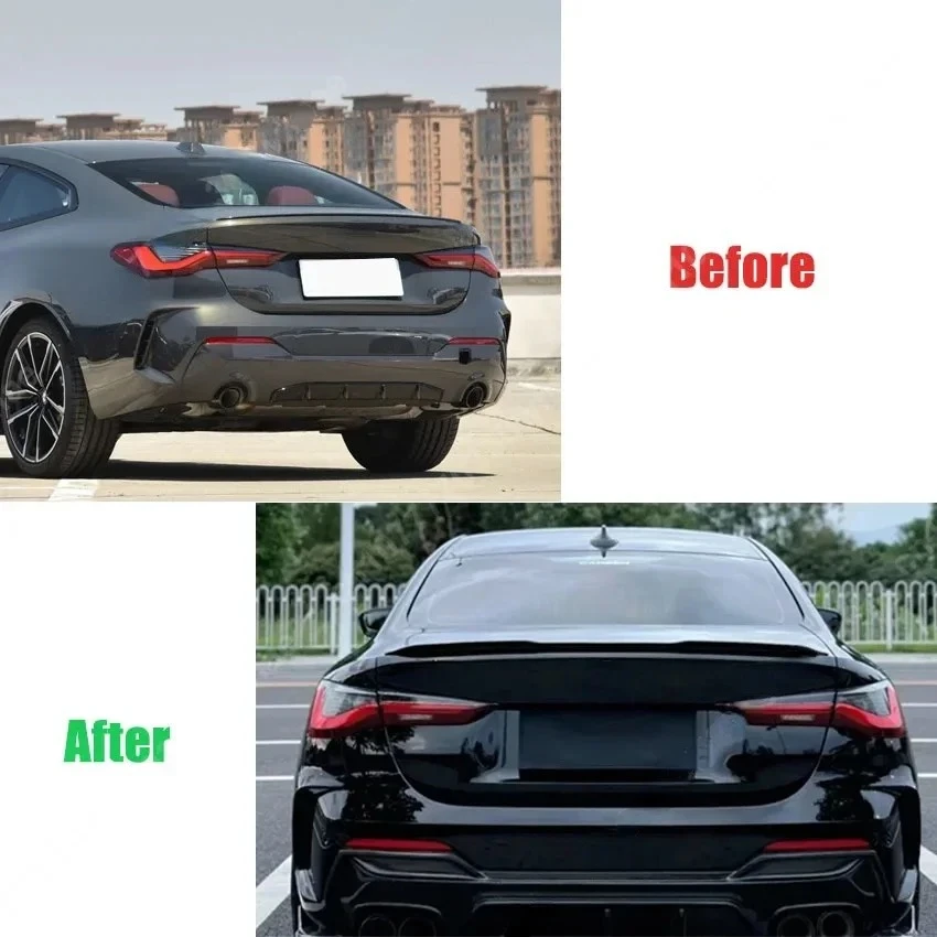 Rear Spoiler Bodykits Rear Trunk Tail Wing for BMW 4 Series G22 420i 430i 420d 430d M440i M440d 2020-2024 Accessories M4 Style - view 2