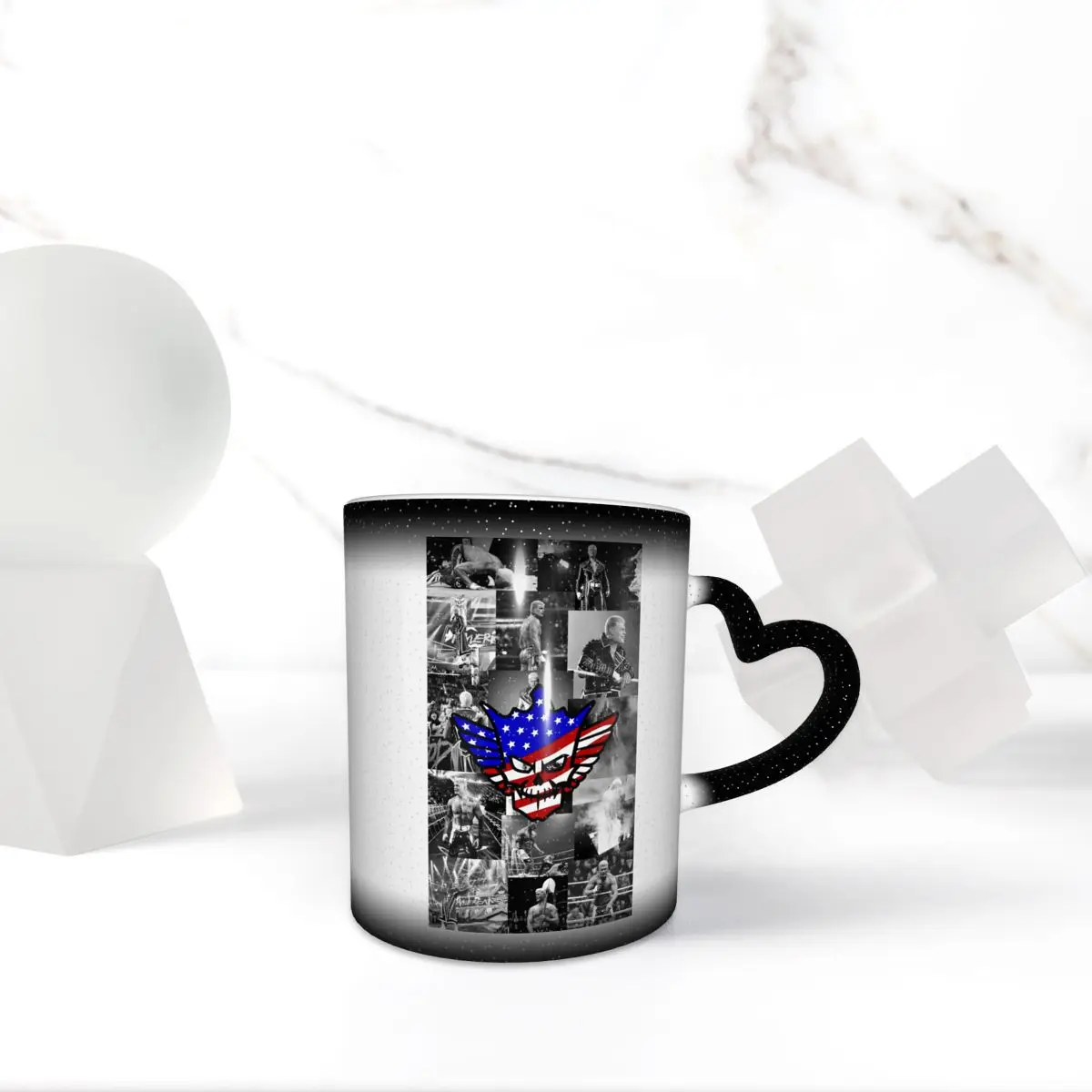 En el anillo Cody Rhodes taza de pesadilla americana tazas de café de cerámica divertidas tazas de té taza de leche regalos para mujer hombre
