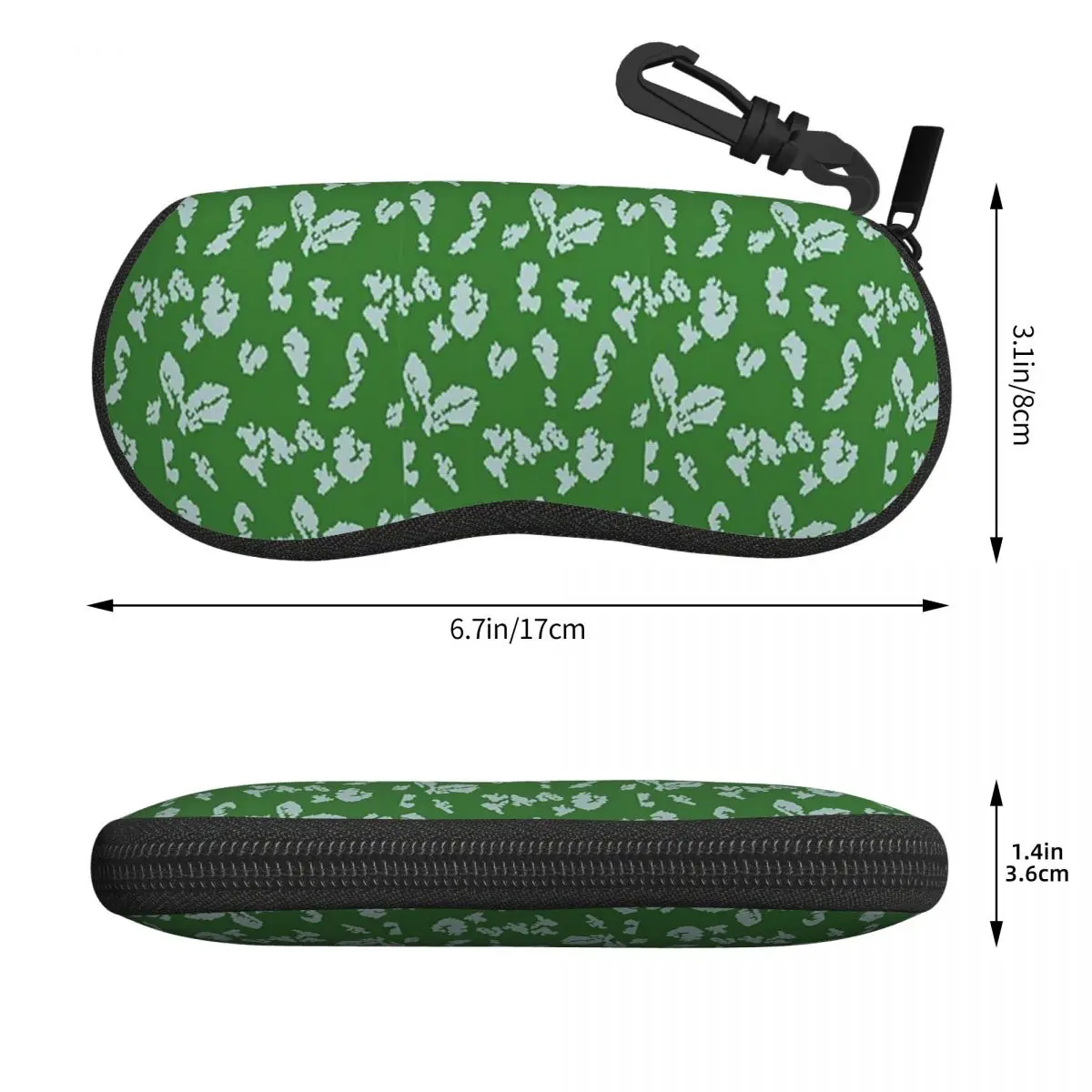 Russian Woodland Camouflage Shell Glasses Case Protector Sunglasses Box Women Men Soft Eyeglasses Bag Pouch