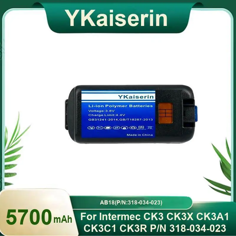 

Mobile Data Terminal Battery AB18 P N:318-034-023 5700Mah For Intermec CK3 CK3X CK3A1 CK3C1 CK3R N 318-034-023