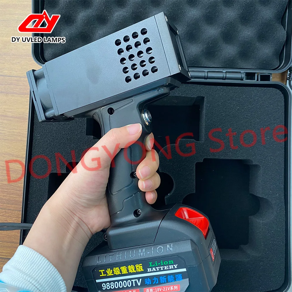 شحن مصباح LED محمول للأشعة فوق البنفسجية لعلاج طلاء السيارات، مصباح فحص العيوب الرمادية للألواح المعدنية #6