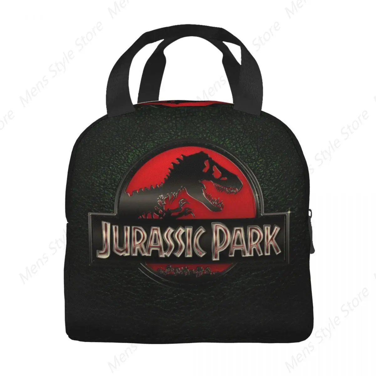 Dinosaur World Jurassic Park Insulated Lunch Bag for School Office Resuable Thermal Cooler Bento Box Women Kids