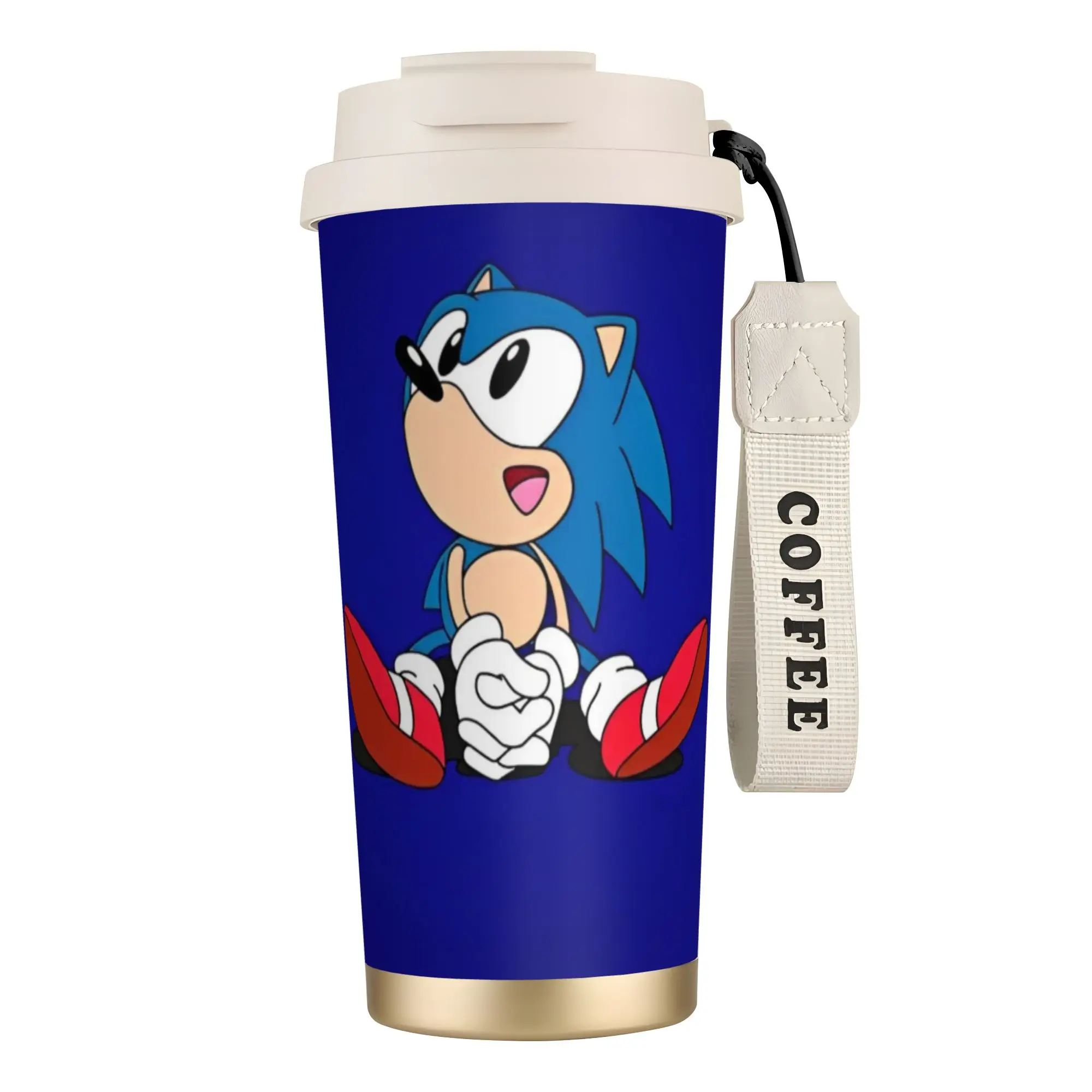 S-Shadow The Hedgehogs Stainless Steel Coffee Cup Cartoon Thermal Cup Travel Outdoor Mug Hot Cold Drink