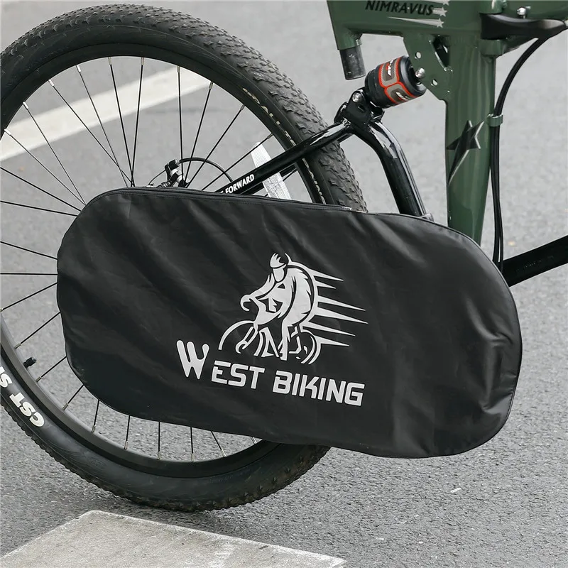 WEST BIKING Bicycle Sprocket Cover Crankset Guard Waterproof Dustproof Chainring Protector Cover MTB Road Bike Chainwheel Cover