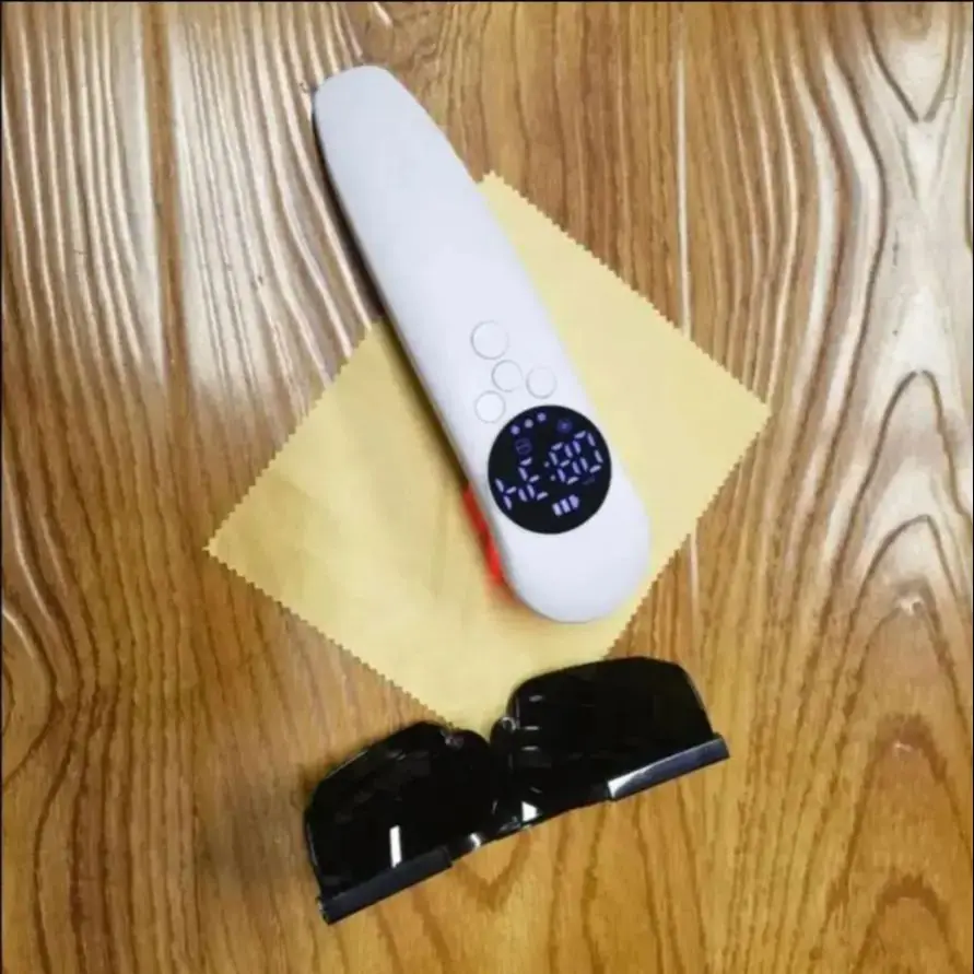 

Холодный лазер HLKGO 3x808 нм + 14x650 нм для облегчения боли при артрите колена без помощи рук и ускоренного регенерации тканей