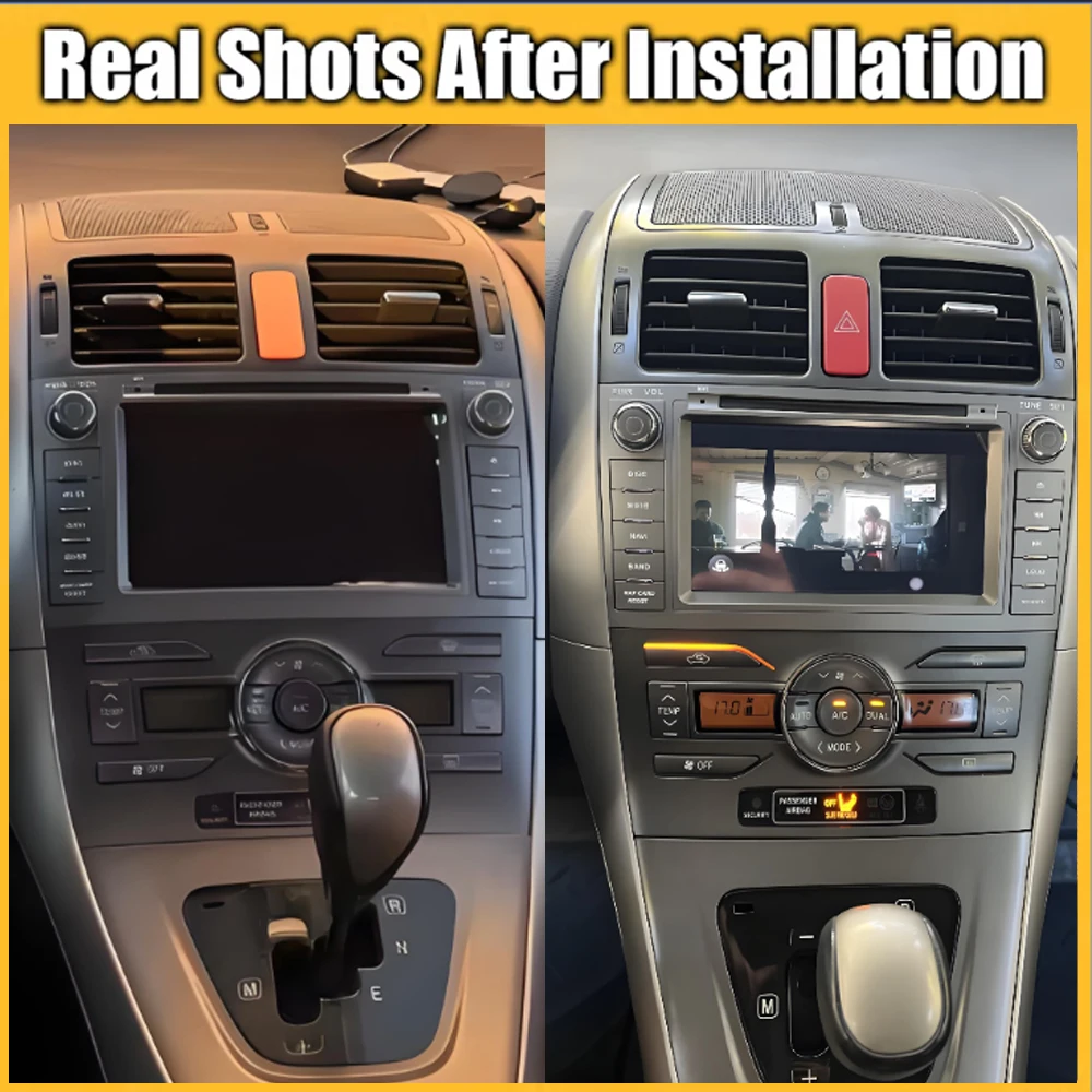 Android 16 Car Radio Carplay For Toyota Auris Corolla Levin E150 2006-2012 Multimedia Navigation WIFI 4G Bluetooth Stereo BT