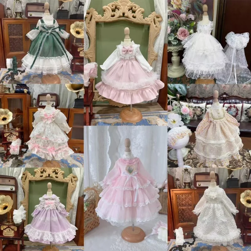 

New Arrival BJD Doll Clothes Dress for 1/3 1/4 1/6 SD MSD MDD YOSD Skirt Doll Accessories