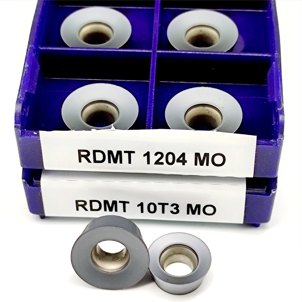 

RDMT10T3 RDMT1204 NN LT10 Твердосплавные вставки Токарные вставки для стали Нержавеющая сталь Токарные станки с ЧПУ Инструменты RDMT 10T3 RDMT 1204