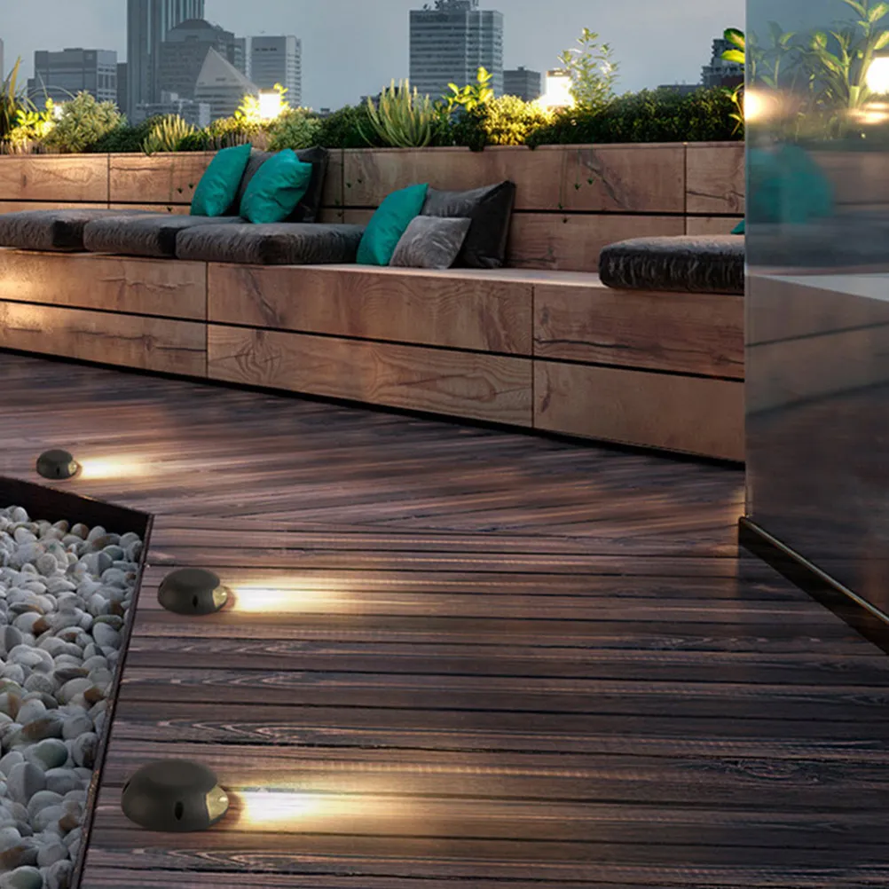 

1 шт. Светодиодный ландшафтный светильник с боковым свечением, водонепроницаемый, пылезащищенный, противоскользящий, 12В, для наружного освещения газонов, садов, дворов, вилл