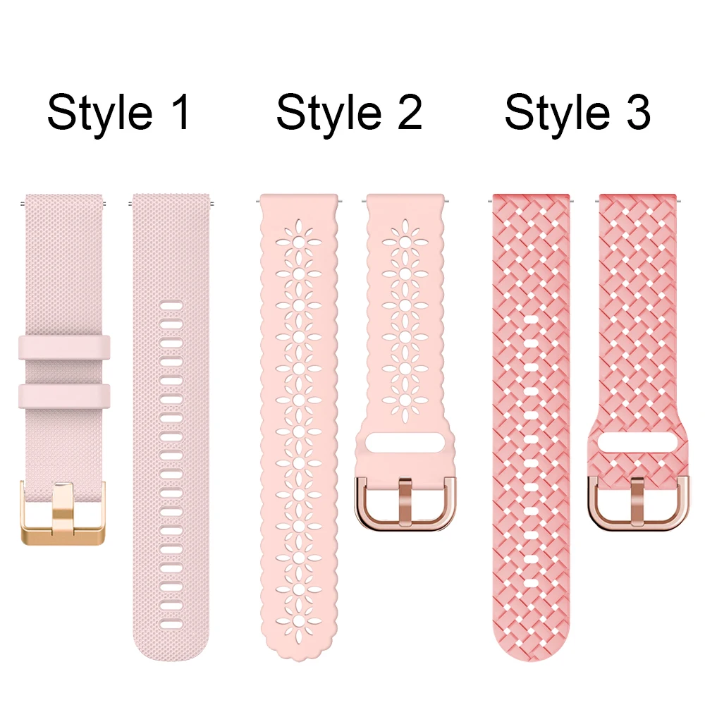 20Mm Đồng Hồ Thông Minh Smartwatch Dây Đeo Cho Đồng Hồ Huawei Watch GT2 GT 3 42Mm GT3 Pro 43Mm Dẻo Silicone Dành Cho Samsung galaxy Dây 4/5 40Mm 44Mm Ban Nhạc