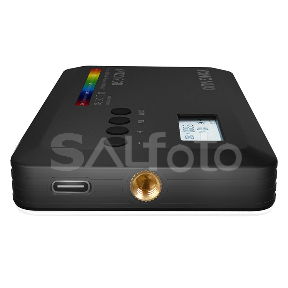 Yongnuo YN120 RGB Full Color 2500K-9900K Mini On-Camera LED Video Light YN120RGB 3000mAh Pocket Photo Vlog Live Fill Lighting