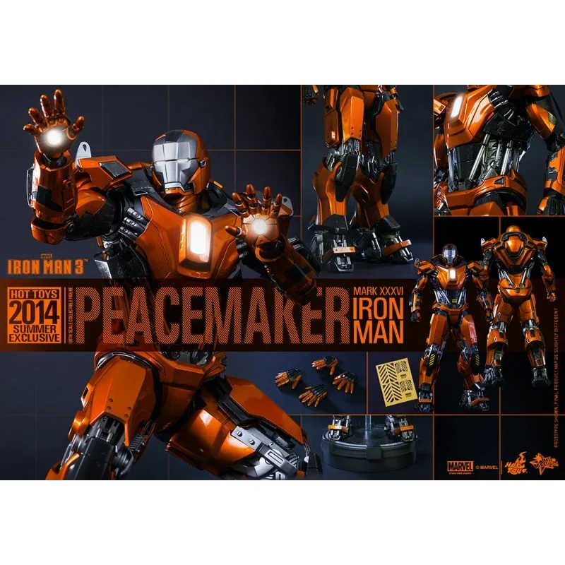 

HOTTOYS HT Железный человек 3 MK36 медиатор peacгенератор Ограниченная серия Mms258 ручная кукла модель подвижных кукол