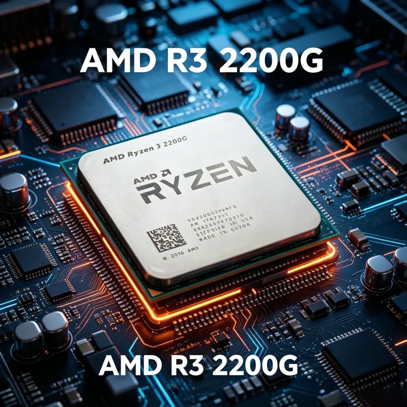 AMD Ryzen3 R3 2200G Or PRO 2200G Used CPU 4Core4Thread 3.5GHz 14nm Zen Socket AM4 YD2200C5M4MFB