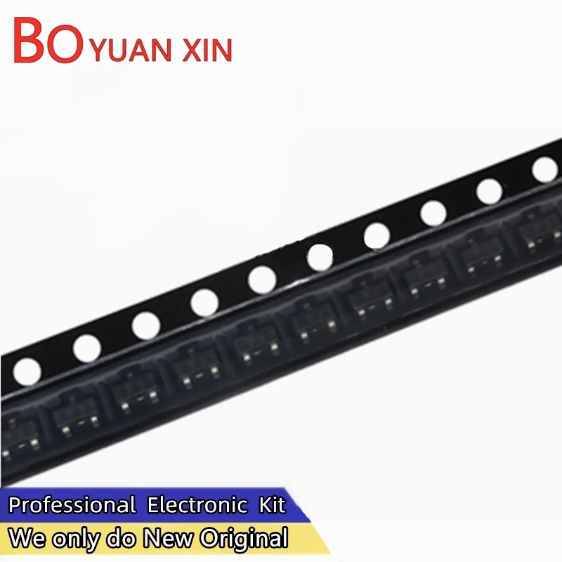 100PCS BC858B BC858 3K SOT23 SMD Triode PNP Signal Transistor  New Original