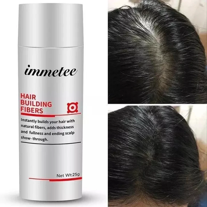 Immetee-fibras de construcción de cabello para adelgazar el cabello, crecimiento de su cabello al instante, engrosador para cabello fino, 28g