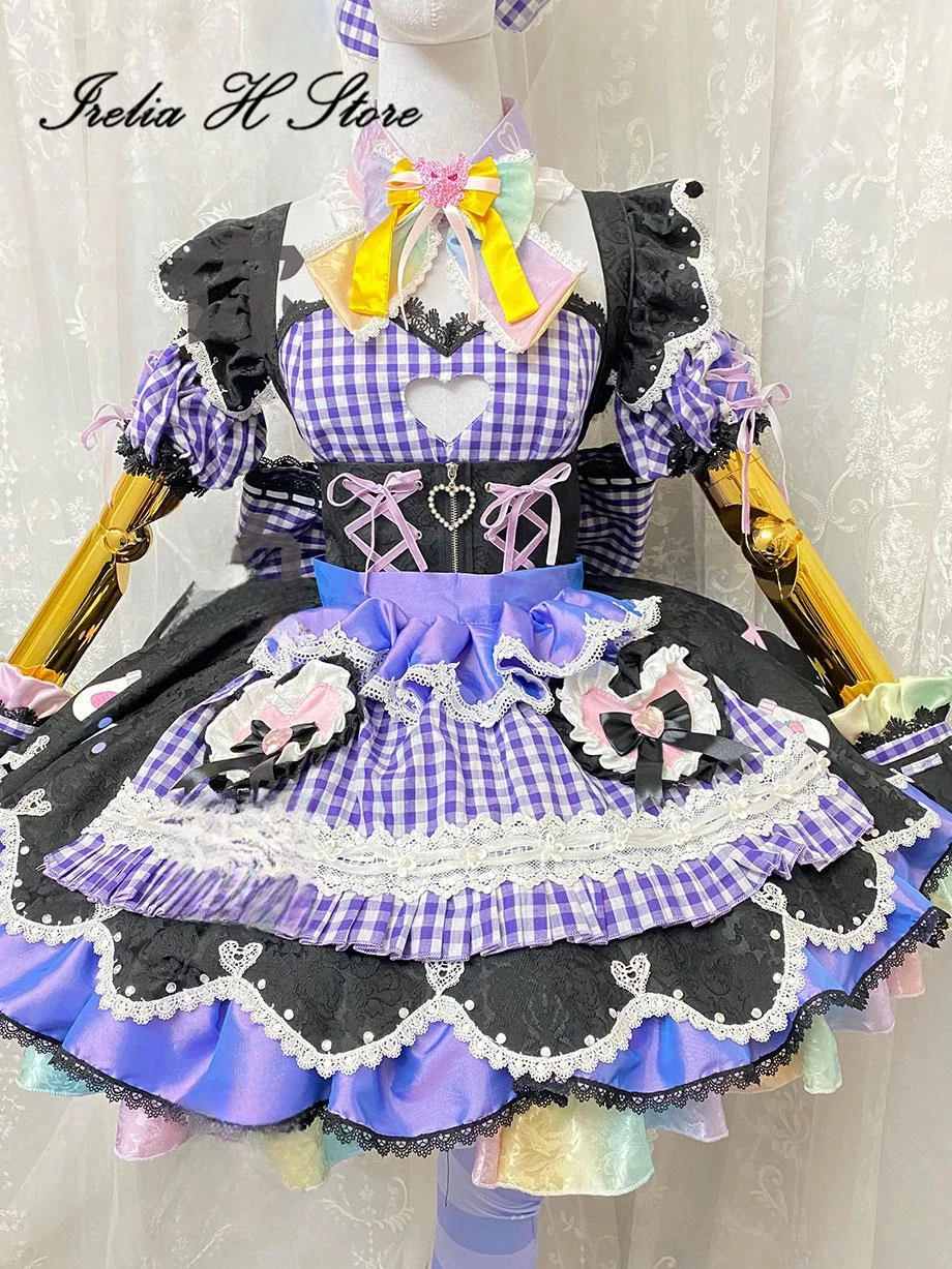 Irelia H Store  custom made/size Riamu Yumemi Cosplay Costume Gorgeous dress female image 5