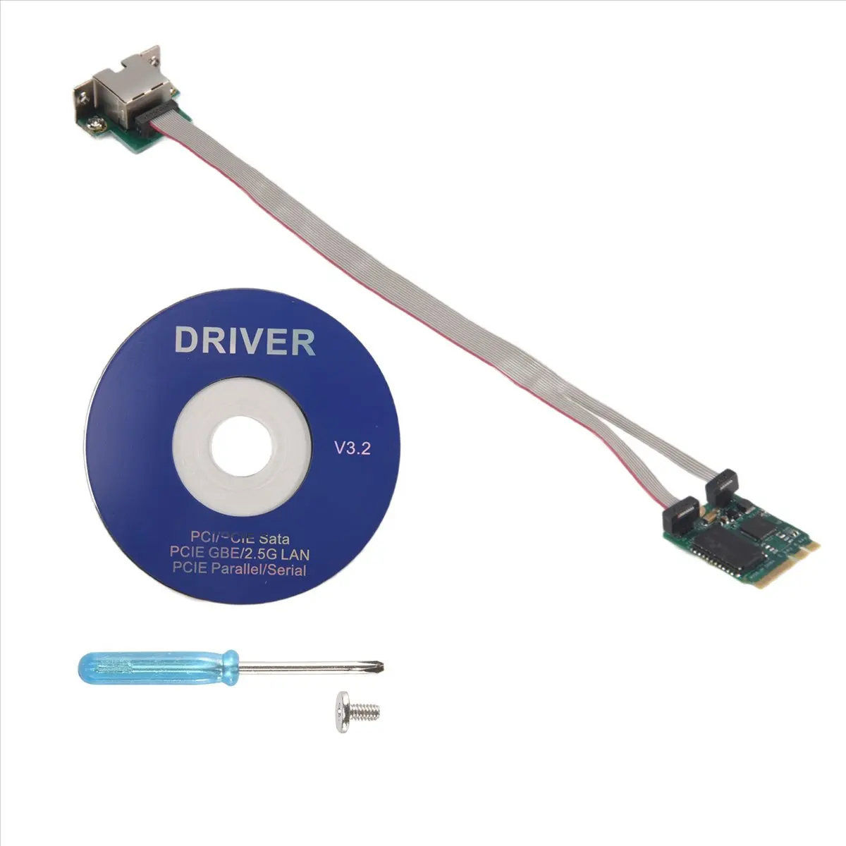 2026 جديد + M.2 A + E 2.5G محول إيثرنت 2.5G/1G/100M بطاقة شبكة متعددة جيجابت M.2 8125B COM #2