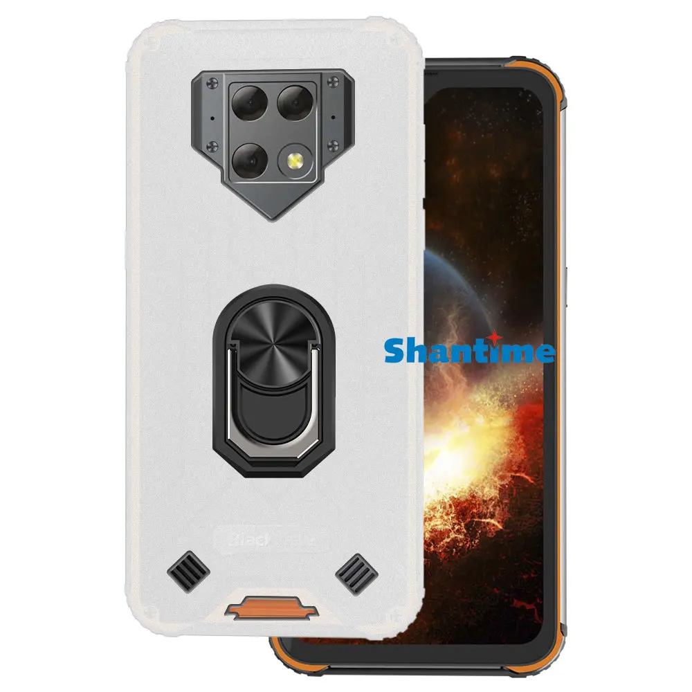 Luxury Shockproof Ring Holder For Blackview BV9800 Case Soft Silicone TPU Protective Holder Cover For Blackview BV9800 pro