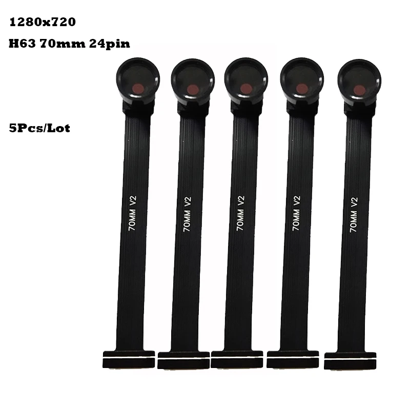 5 قطعة 1MP HD H63 وحدة الكاميرا FF 80 ° MIPI SPI DVP 24/28Pin واجهة 1/4 عدسة 52 مم/70 مم/200 مم طول للأجهزة الذكية