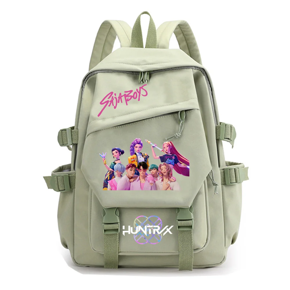 Nueva mochila KPop Demon Hunters Huntrix, mochilas de viaje a la moda para hombres y mujeres, mochilas para niños, mochila escolar para deportes al aire libre
