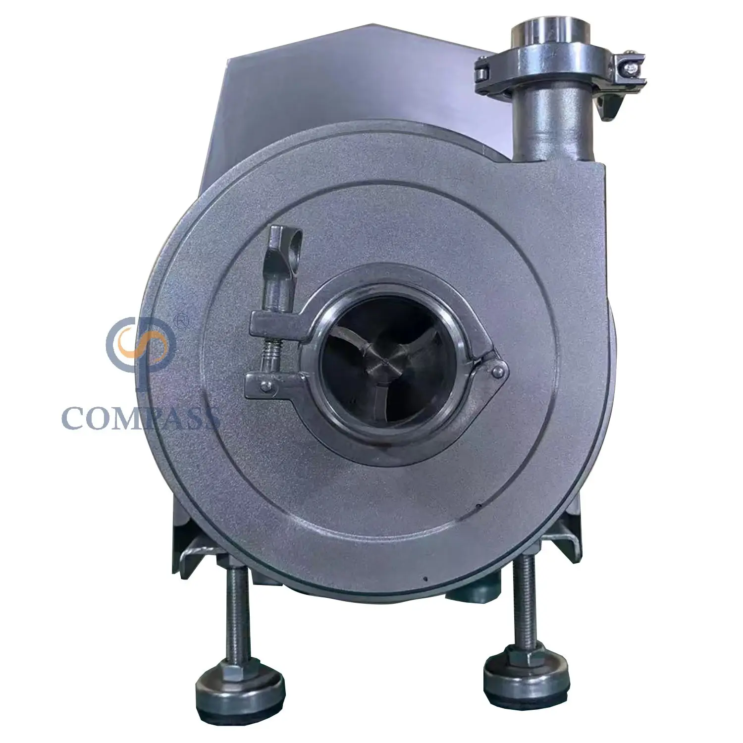 

3HP Sanitary Sanitation Hygiene Hygienic Sanitary Grade Stainless Steel SS304 Self Suction Vacuum Pump With Open Impeller