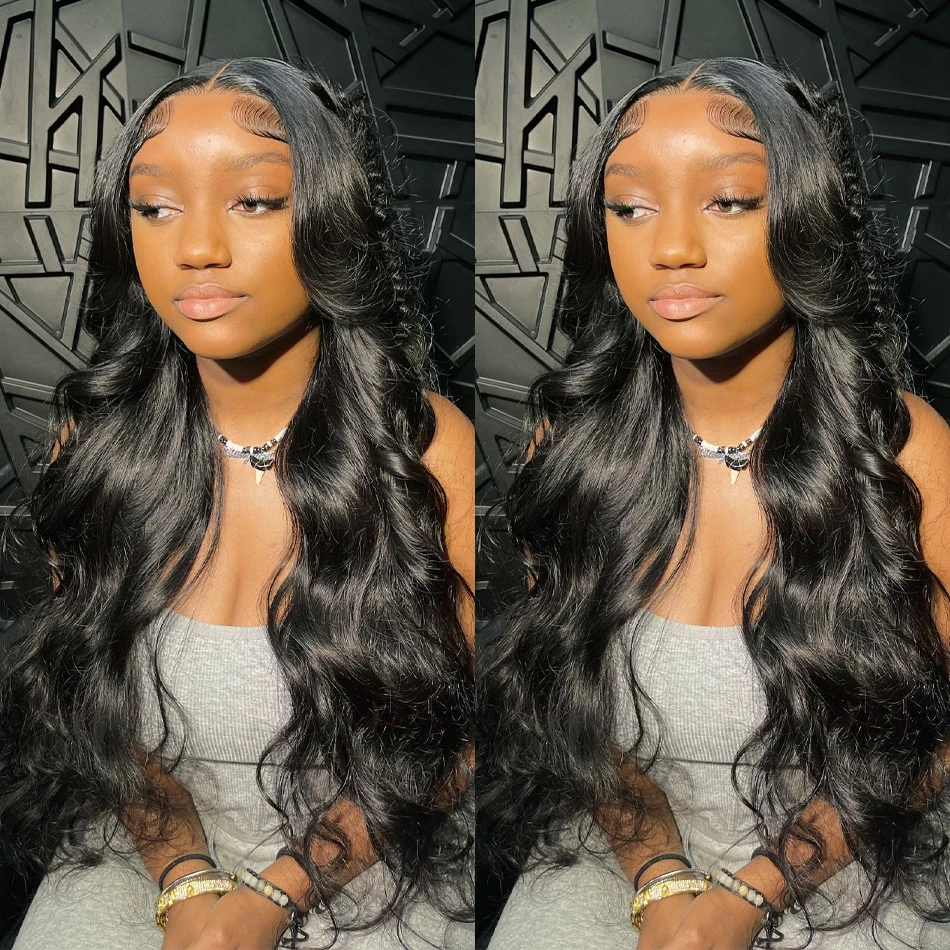 Rosabeauty 13x6 HD Body Wave Lace Front Human Hair Wigs 5x5 Glueless Wig Brazilian Water Wave 13x4 Lace Frontal Wig For Women