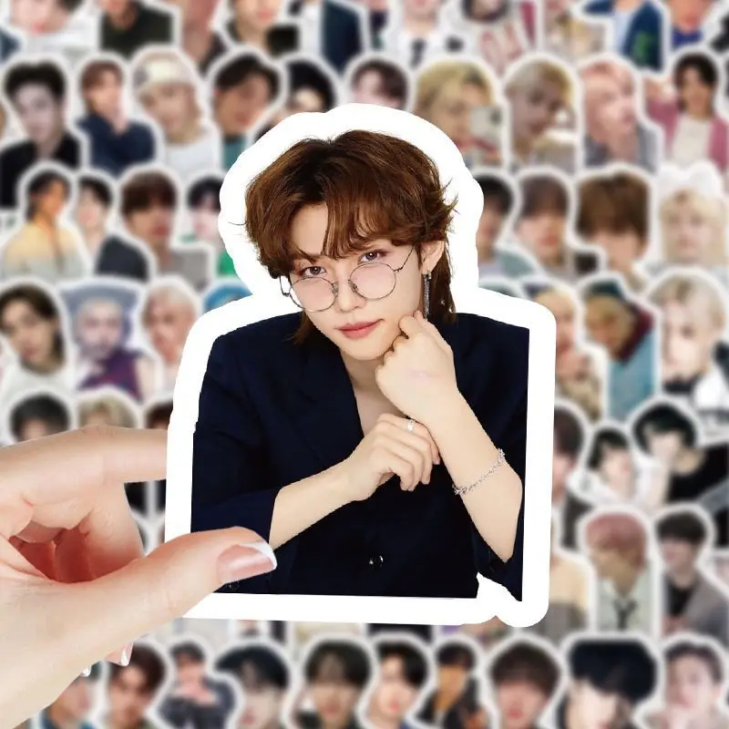 102 قطعة المعبود الكورية الضالة المعبود ملصقات فيليكس Hyunjin Seungmin Bangchan مقاوم للماء هان تشانغبين لي تعرف I N ملصقات صناعة يدوية هدية