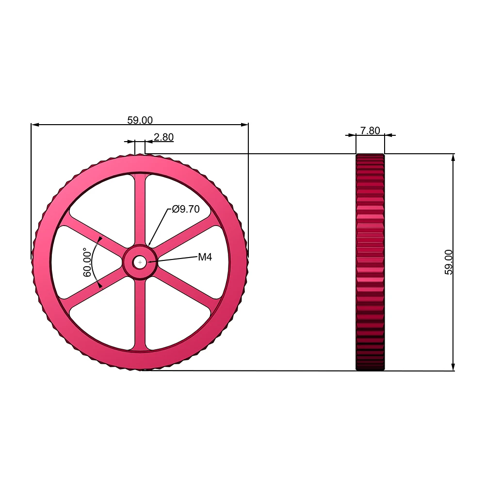 Creality – écrou de nivellement rotatif à main en aluminium amélioré, 4 pièces, avec ressorts de matrice de lit chaud, pour Ender 3 3 Pro, Ender 5 5 Plus Pro CR-20