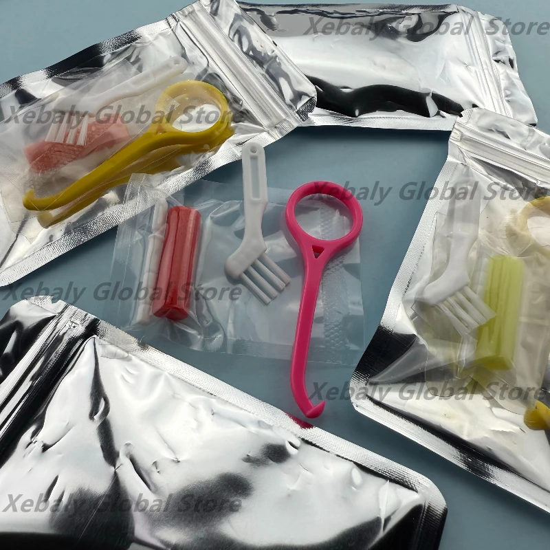 

40 наборов инструментов для снятия невидимых зубных брекетов, ортодонтических элайнеров, пластиковых щеток для чистки и ухода за полостью рта