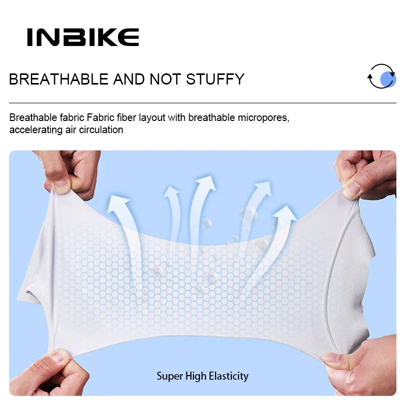 INBIKE Arm Cycling Sleeves Man Bicycle Riding UV Protection Sleeves Sunscreen Arm Cover Ice Silk Arm Cover Bicycle Accessories