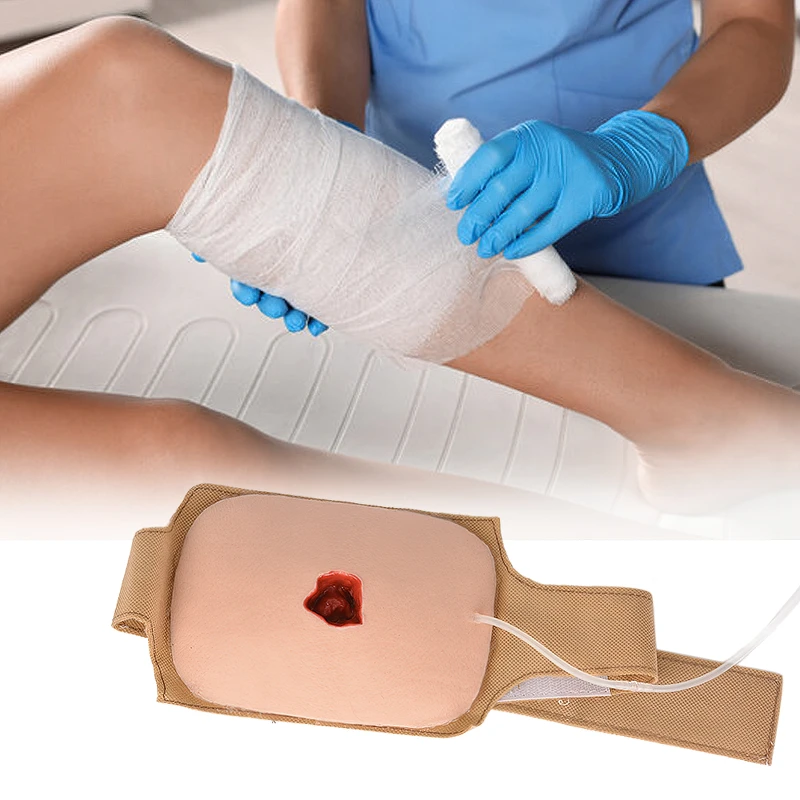 Wearable irregular shape wound kit