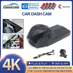 HD 4K Plug and Play Car DVR Dash Cam F BMW F06 F07 F10 F11 F15 F16 F20 F21 F25 F26 F30 F31 F32 F36 F45 F48 F80 F82 F85 2013-2021