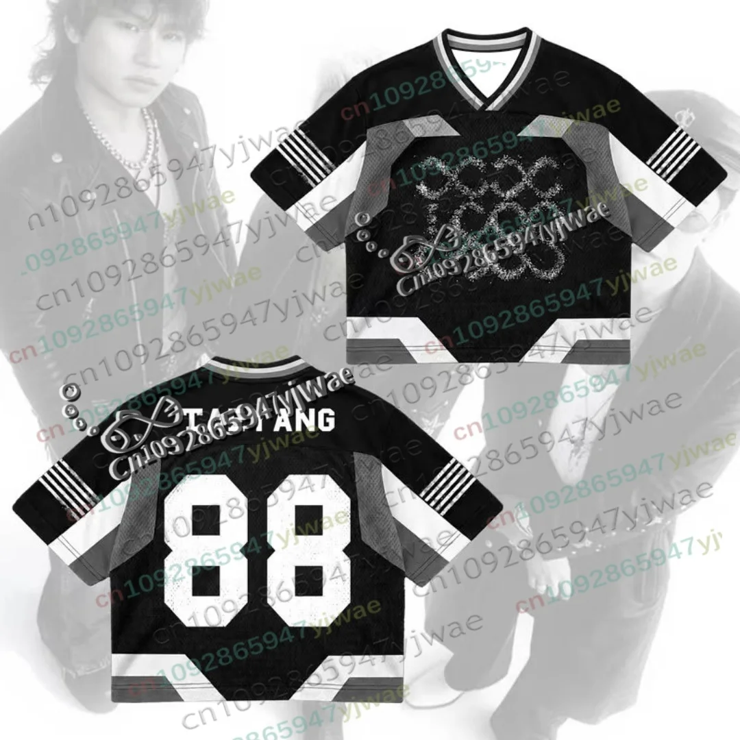 BIGBANG 20th Anniversary Vintage Wash Baumwoll-T-Shirt Kpop Konzert-Tee Unisex Fan-Geschenk G-Dragon Streetwear Herren Damen T-Shirt Tops – Detail 3
