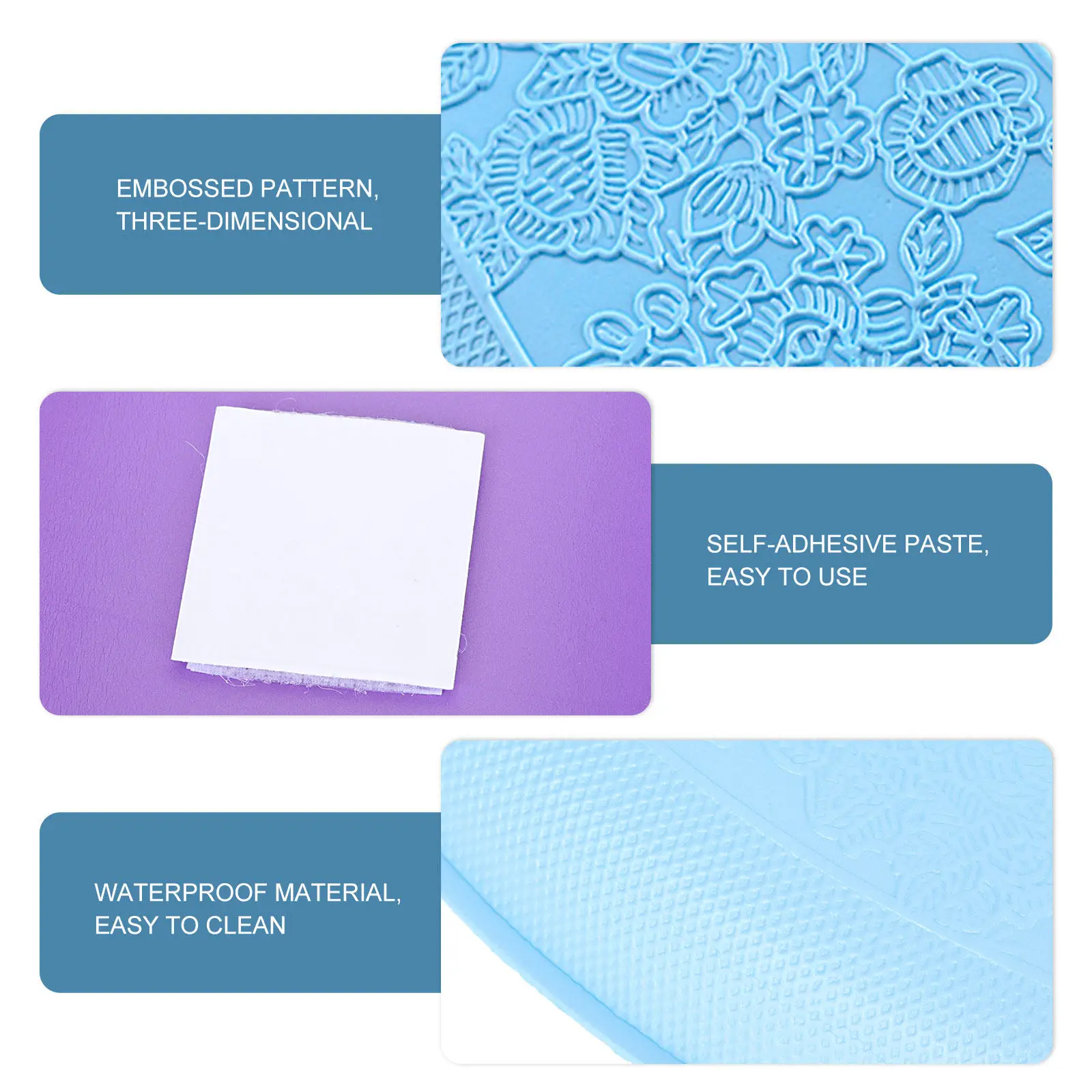 2Pcs Water-Proof Toilet Cushion O-Ring Design Comfortable Skin-Friendly Eva Toilet Cover Washable Bathroom Supply