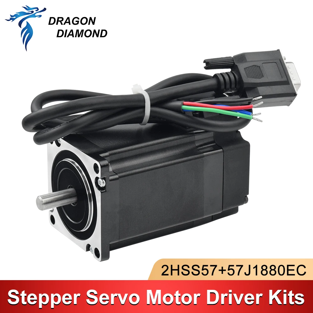 Imagem -04 - Motor de Loop Fechado Híbrido e Driver Motor de Passo 25 nm 2000rpm 5a Eixo mm 2hss57 Mais 57j1880ec Automação Cnc Jmc-nema23